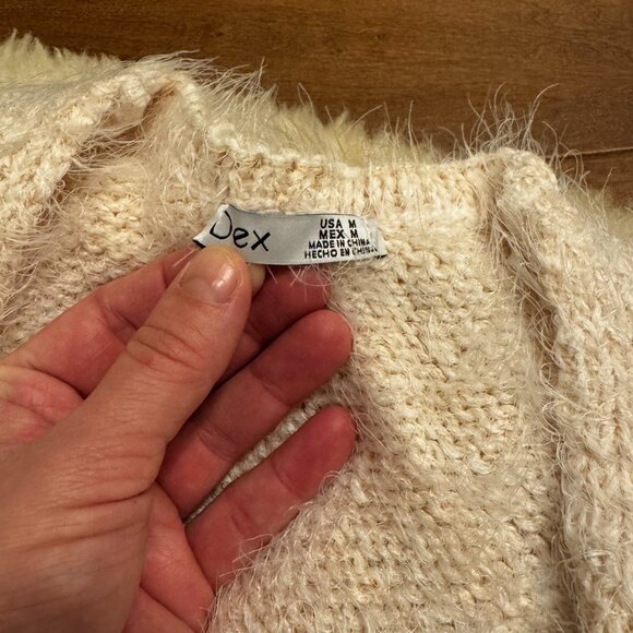 EUC Fuzzy Dex Cardigan Sweater - M - Picture 7 of 8